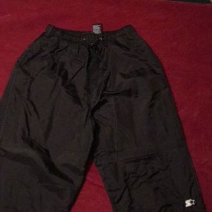 Men’s lined water resistant Starter brand pants